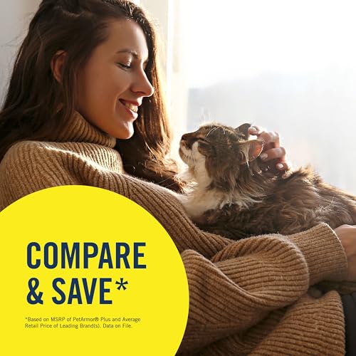 Plus Flea & Tick Topical Cats 1.5 lbs+ (Cats over 1.5lbs / 3 Count)
