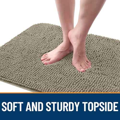 Dog Door Mat for Muddy Paws 59x24 (Warm Taupe / 59" X 24")