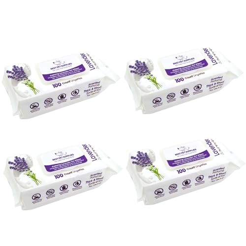 Cleaning Dog Wipes (Calming Lavender / 400 Count)