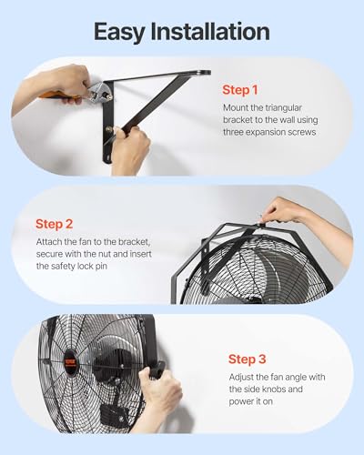 Wall Mount Fan (18 Inch / Waterproof)