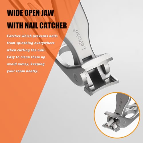 Angled Head Large Toenails Clippers for Seniors (2PCS Angled Head)