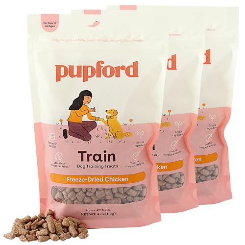 Freeze Dried Dog & Puppy Training Treats (4 Ounce (Pack of 3))