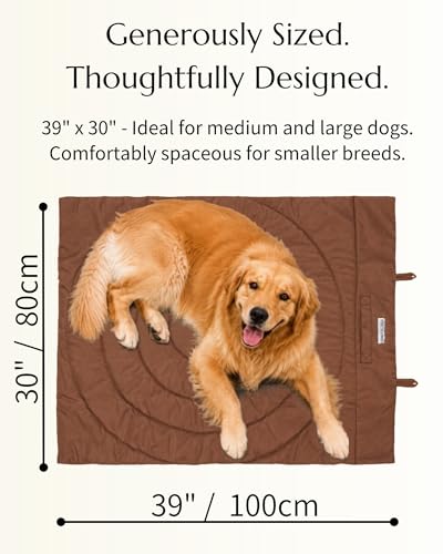 Dog Travel Mat (Brown)