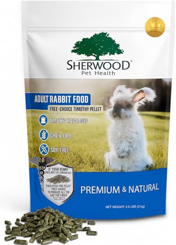 Adult Rabbit Food Timothy Hay Free (4.5 Pound (Pack of 1))