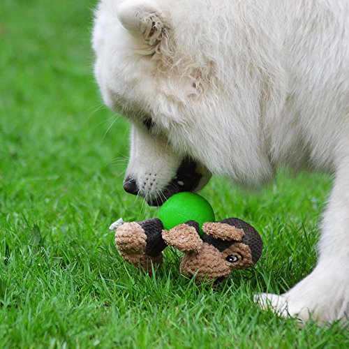 Dog Toys Teeth Cleaning Squeaky Monkey Stuffed Chew Toys 5.9