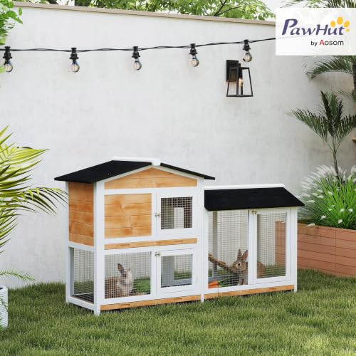 62" Rabbit Hutch (Nature Wood)