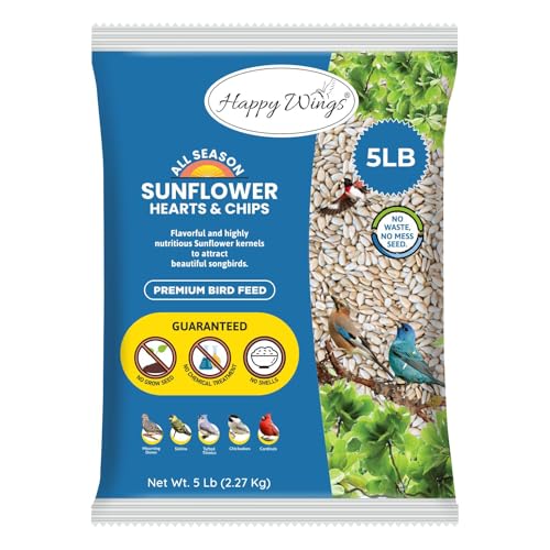 5LB Sunflower Heart & Chips (5 Pound (Pack of 1))