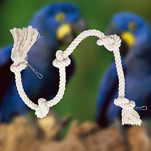 78.7 Inches Cotton Climbing Rope Toy (White)