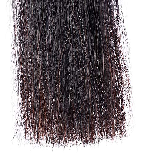 Horse Tail Extensions with Braided Horsehair Loop (3/8 Pound (28"-30") / Natural Black)