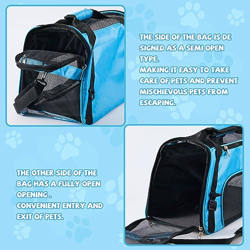 4 Pcs Cat Carrier Soft (Rose Red, Blue)