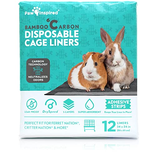 Disposable Cage Liners (34x24" (Critter Nation) -12 ct)