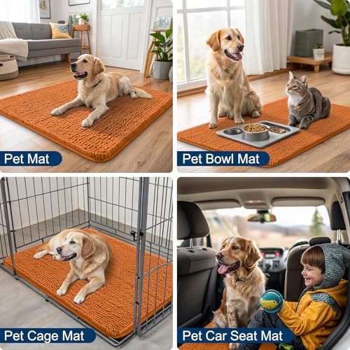 Dog Door Mat for Muddy Paws 30x20 (Clay / 30"X20")