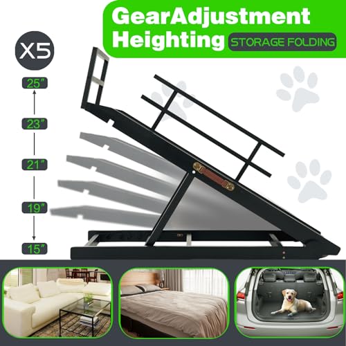 Dog Ramp for Bed (M-Brown)