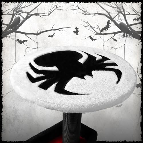 Gothic Cat Tree with Coffin Bed (46.9" / Matte Charcoal)