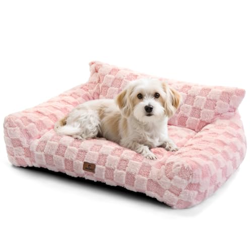 Cat Bed Cat Couch for Puppy and Kitten (Pink / 32x24x10")