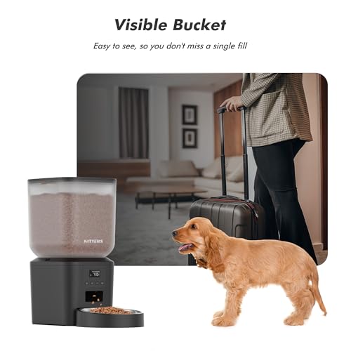 Automatic Dog Feeder (Matte Black)