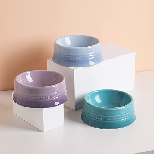 Sweejar Gradient Dog Bowl (Medium (18oz) / Gradient Purple)