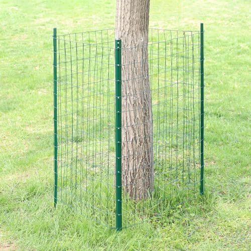 Green PVC Coated Welded Wire Fence 36" x 25' Roll (Green / 2''x3'' 16GA 36''x25')