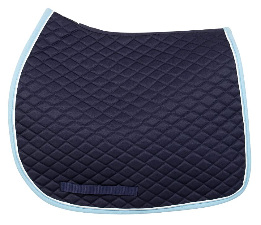 Tuffrider All Purpose Saddle Pad (Navy/Light Blue/White)