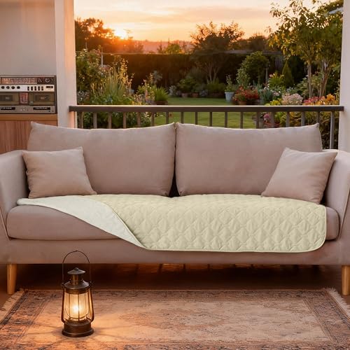 Waterproof Blanket (30x70 Inch (Pack of 1) / Dark Cream/Light Cream)