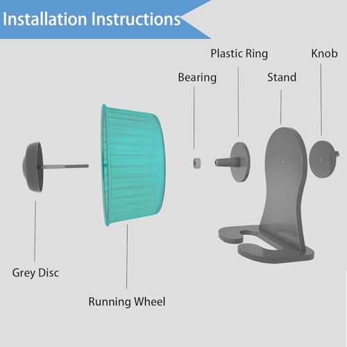 Hamster Exercise Wheel (6.7 Inch / Green)