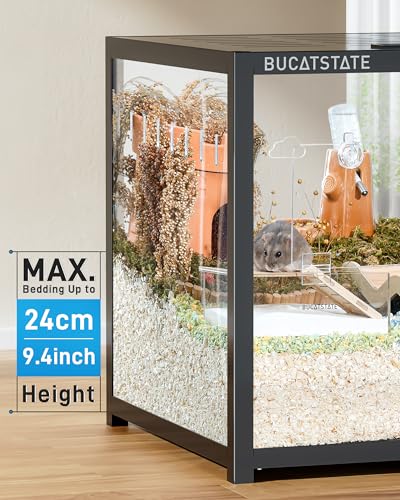 Hamster Cage 3.0 (39.3"L x 19.7"W x 20.4"H / Black)