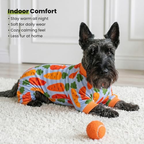 Carrot Dog Flecce Pajamas (Carrot / XX-Large)