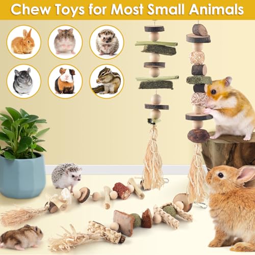 4 Pcs Bunny Chew Toys for Teeth (4 Pcs)