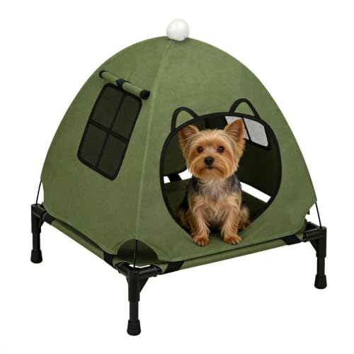 Anti Anxiety Open Elevated Pet Hammock Bed Tent House (Contemporary)