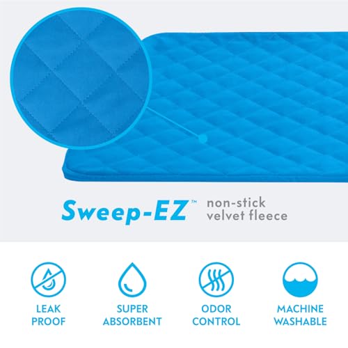 Fitted Fleece Top Pan Liner for Critter Nation Cage (Blue / Top Pan Liner)