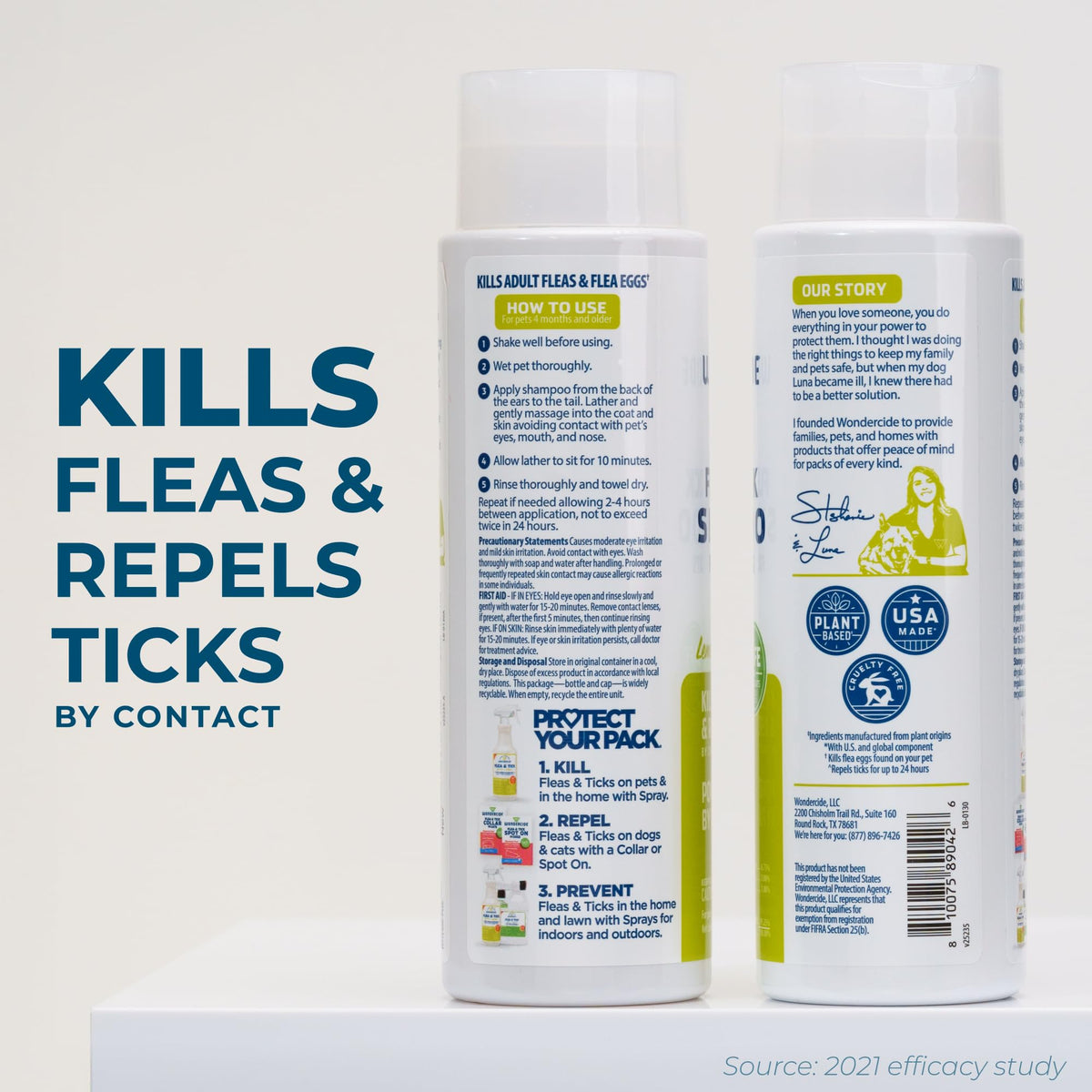 Flea & Tick Shampoo for Dogs and Cats (12 Fl oz)