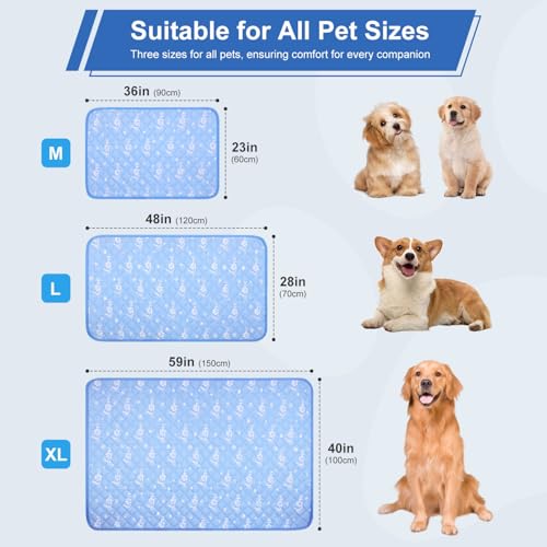 Dog Cooling Mat 36"x23" (36.0" Medium x 23.0" W x 0.5" Th)