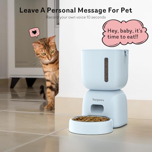 Automatic Cat Feeder and Water Dispenser FW1 (Blue)
