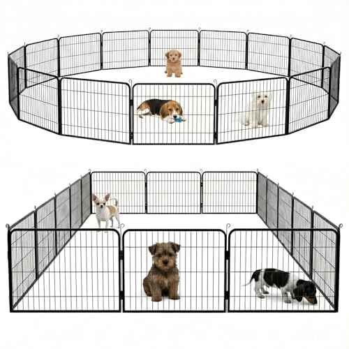 Dog Playpen 24" (16 panels-without door)