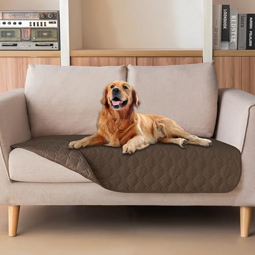Waterproof Loveseat Cover (32x53 Inch (Pack of 1) / Dark Chocolate)
