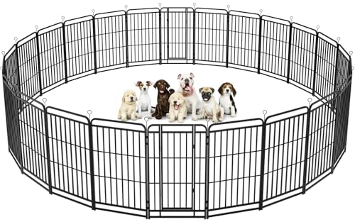 Heavy Duty Dog Playpen 24 Steel Panels 47" Height (27"W x 47"H)