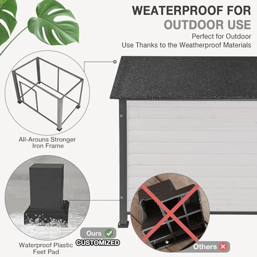 Dog House Outdoor Dog House for Small Medium Large Dogs
