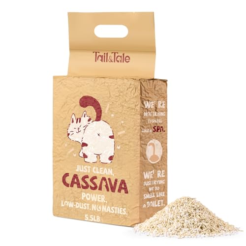 Premium Cassava & Tofu Cat Litter (5.5lbsx1bag)