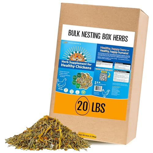 Herbs Supplement for Chicken Food Natural Poultry Feed (20 Pound (Pack of 1))