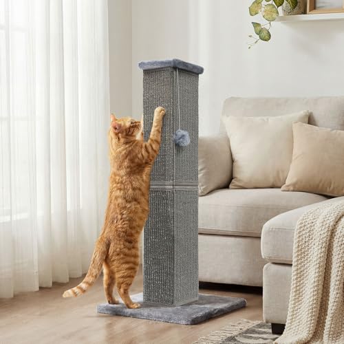 Cat Scratching Post for Indoor Cat (Dark Grey)