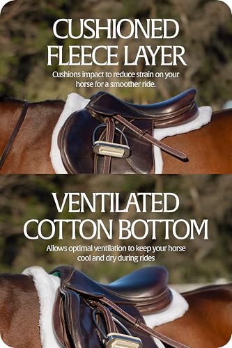 Eidsvoll Close Contact Horse Pad (White / Small)