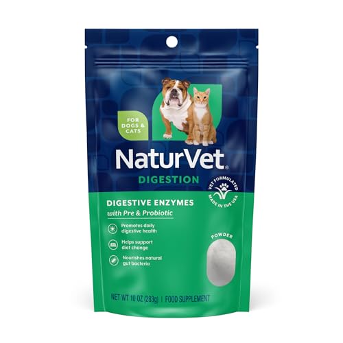 Digestive Enzymes with Pre & Probiotic for Dogs & Cats (10 Oz Powder)