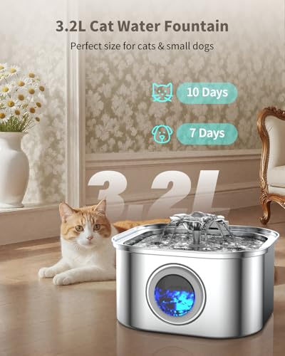 Stainless Steel Cat Water Fountain
