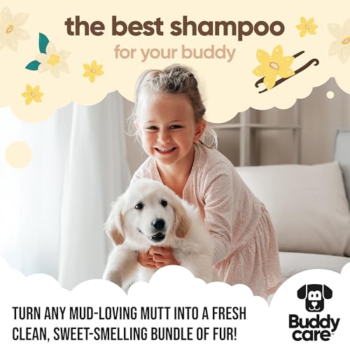 Vanilla & Shea Butter Dog Shampoo by Buddycare (50.72oz)