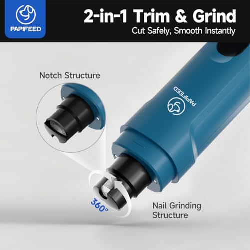 Dog Nail Grinder with LED Light (Blue Classic)