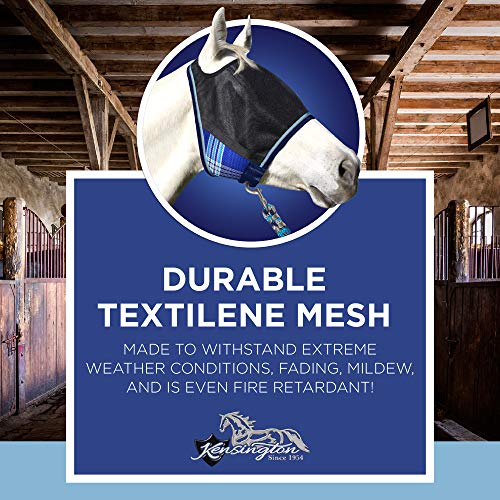 Kensington 90% UV Fly Mask Halter CatchMask UViator (181-Kentucky Blue)