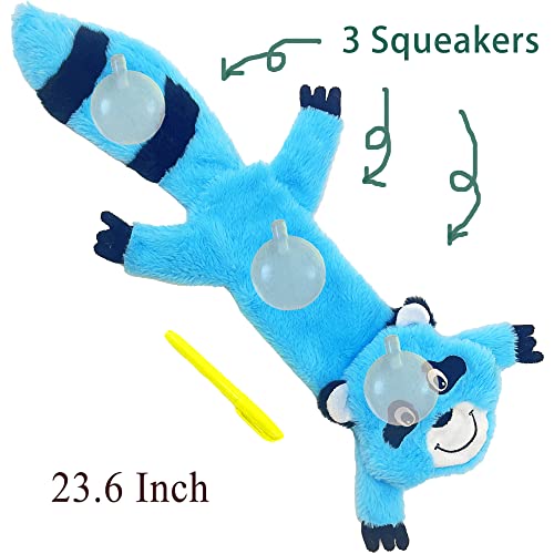 5 Pack Ultra Tough No Stuffing Squeaky Dog Toys for Large Dogs No Mess Interactive Durable Plush Chew Toy Indestructible Dog 6 Layers (5 Pack Premium Furrrr / X Large)