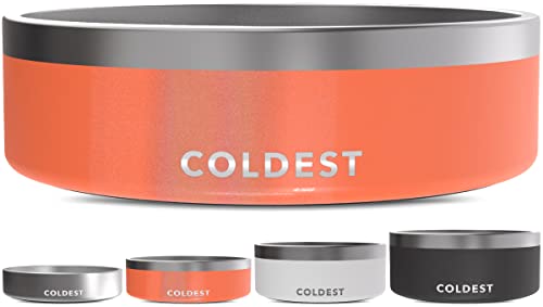 Coldest Dog Bowl (42 oz / Candy Red Glitter)