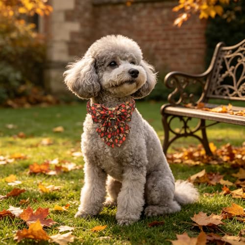 Halloween Dog Collar with Sailor Bow (Pumpkin Pie(Sailor Bow) / X-Small (Pack of 1))