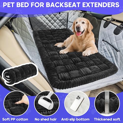 Dog Car Bed Mat Non (Black / For Truck//Large SUVs（56"x28.7"))